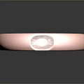 Elegant Rose Gold Ring With Simple Design And Crystal Accent For Daily Wear