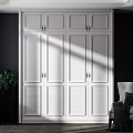 Simple European Wardrobe Simple Wardrobe 3d model