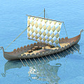 Modern Sailing 3d model