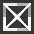 Modern Metallic Geometric Wall Decor Star Shaped 3D Sculptural Design With Reflective Surface