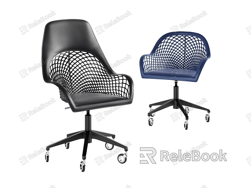 Simple and stylish atmospheric office swivel chair combination model