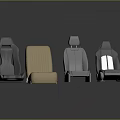 Modern Furniture Seats In Gray And Yellow With Lighting Accents And Design Styles