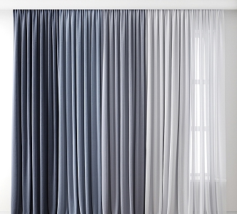 Curtains 3d model