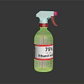 75 Percent Ethanol Solution Disinfectant Spray Bottle For Home Use