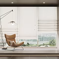 Modern Curtains 3d model