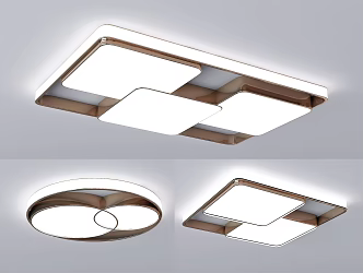 Light Luxury Ceiling Lamp 3d model