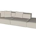 Modern Multiplayer Sofa 3d model
