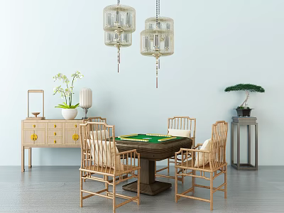New Chinese Mahjong Machine Mahjong Room 3d model