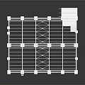 Modern Industrial Building Steel Frame Structure With Supporting Columns And Beams