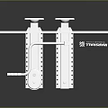 Iron frame large iron frame iron frame house factory industrial iron frame iron ladder rigid ladder work frame rigid scaffold 3d model