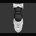 Futuristic Silver Cosmic Exploration Vehicle With Open Top And Aerodynamic Design
