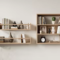 Nordic Shelf Green Planting 3d model