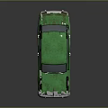 Green Classic Vintage Car With Retro Exterior Design And Classic Style