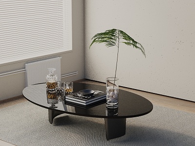 Modern coffee table model