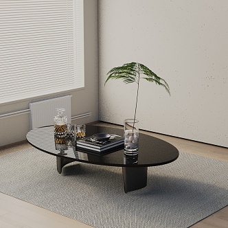 Modern coffee table 3d model