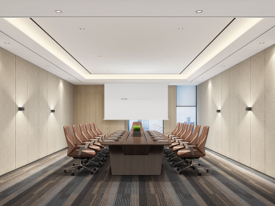 Modern Meeting Room Ceiling Carpet Chair Downlight model