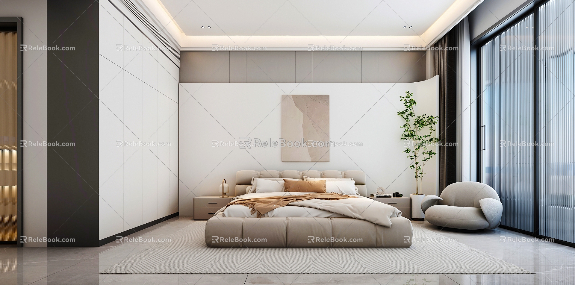 Home Bedroom 3d model