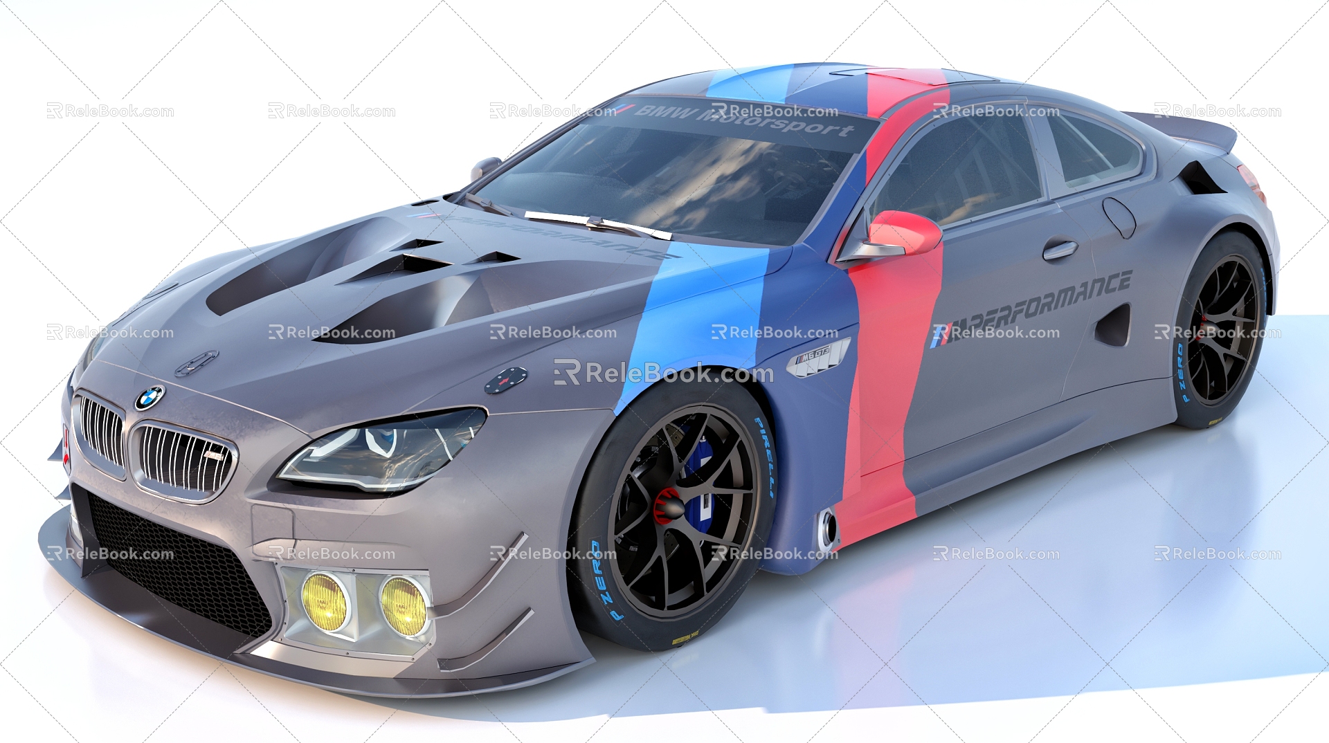 BMW Racing Car Transportation 3d model