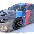 BMW Racing Car Transportation 3d model