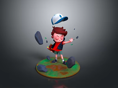 Children Baby Cartoon Children Boy Little Boy Cartoon Boy 3d model