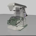 Industrial Equipment for Metalworking with Precision Worktable Control Panel and Rotary Components