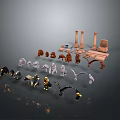 Scenic Natural Landscape With Mountain View Lake And Green Forest Trees