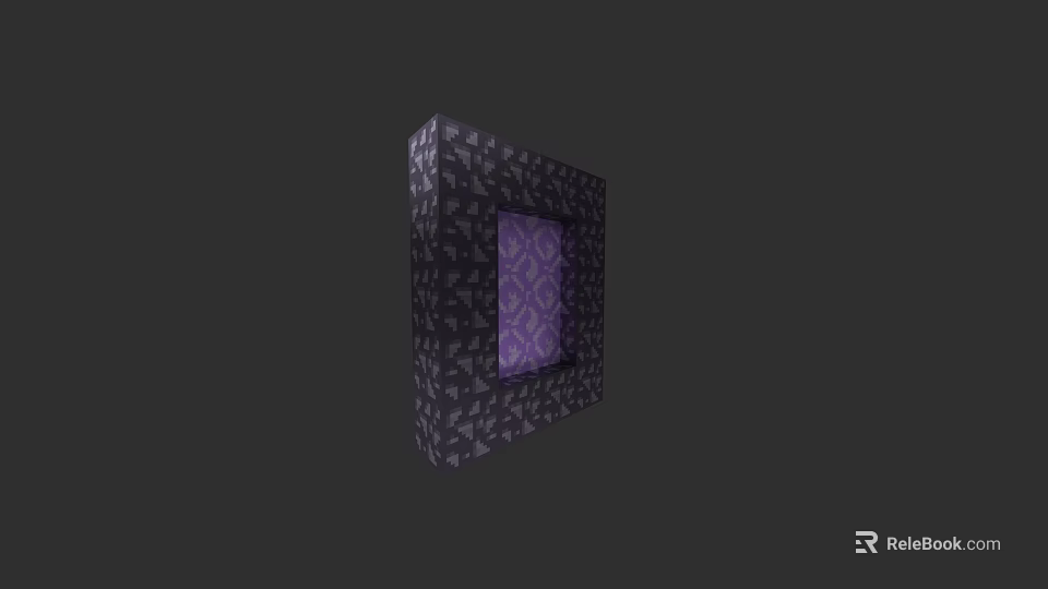 Garden Landscape Decorative Square Panel With Intricate Black Patterns And Purple Central Design 3d model 
