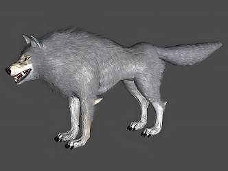 Realistic Wolf Realistic Animal Wolf Lone Wolf Hungry Wolf Reptile Wild Wolf Beast 3d model