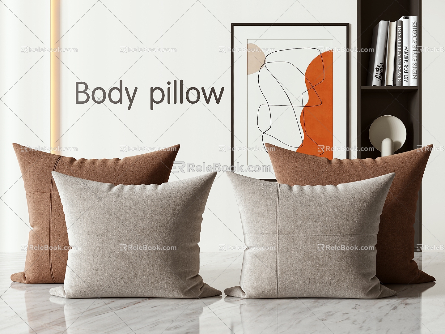 Modern pillow 3d model