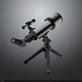 Professional Astronomical Telescope with Tripod for Space Exploration and Universe Observation