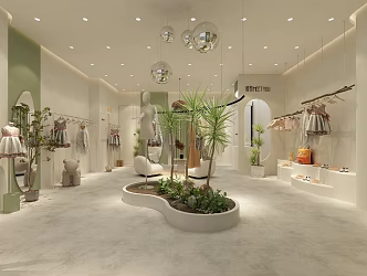 Children's clothing shop 3d model
