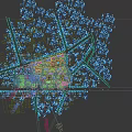 Integrated Aerial Planning of Urban Area with High Rise Buildings Green Zones and Road Networks