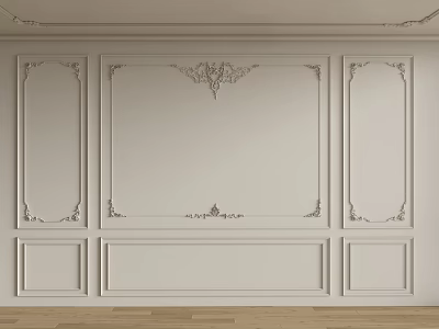 French plaster line 3d model