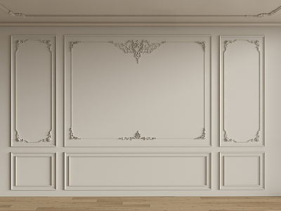 French plaster line 3d model