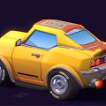 Modern Car Cartoon Car 3d model