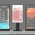 All in One Digital Signage Displays Showing Course And Special Offer Content