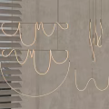 chandelier linear chandelier 3d model