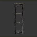 Vintage Wooden Three Tier Bookshelf With Rustic Distressed Finish Storage Shelves