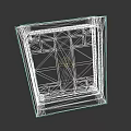 Gray Square Device With Internal Structure And Edge Vents Design