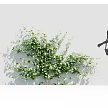 Modern wild edamame deer bean climbing vine 3d model