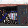 Retro Clear Bar Trend Clear Bar 3d model