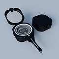 Outdoor Adventure Themed Ornament Decoration Set With Open Compass And Dial