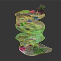 Modern Architecture Science Fiction Architecture Future City Future Architecture 3d model