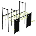 LAMFIT Multifunctional Sports Training Equipment With Rings Pull Up Bars And Climbing Rails