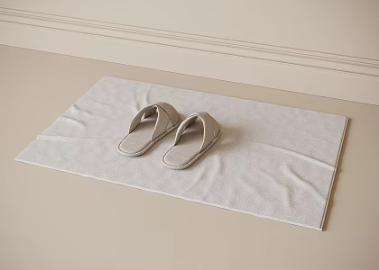 Modern Bathroom Slippers 3d model