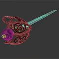 Modern Sword Officer Sword 3d model