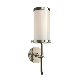Modern wall lamp visual comfort shadow chrome Thomas O'Brien 3d model