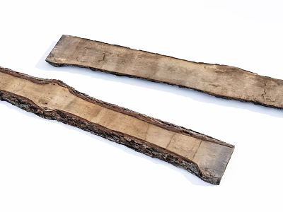 Natural Stone Wood Planks With Rustic Texture And Smooth Surface 3d model