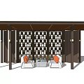 New Chinese Pavilion 3d model