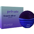 Private Franck Oliver Paris Eau de Parfum Spray with Shell Shaped Purple Blue Gradient Bottle